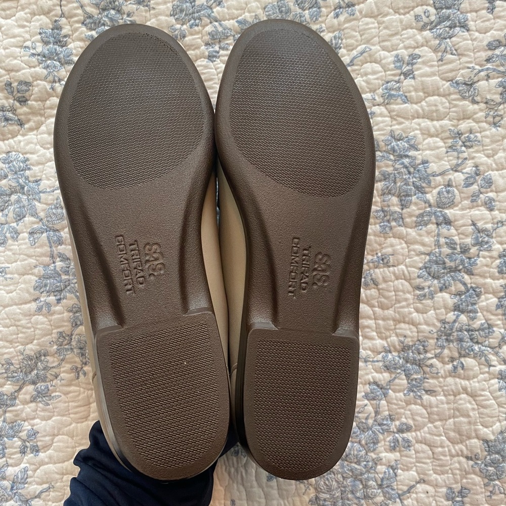 SAS Metro Slip On Loafer Taupe/Champagne Size 8.5 Made in USA - Picture 7 of 9
